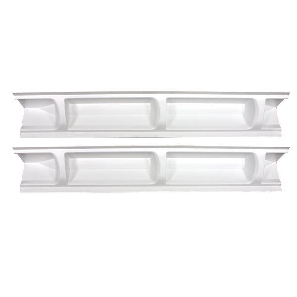 1379042 PLASTIC CORNER CADDY WHITE 2/PACK